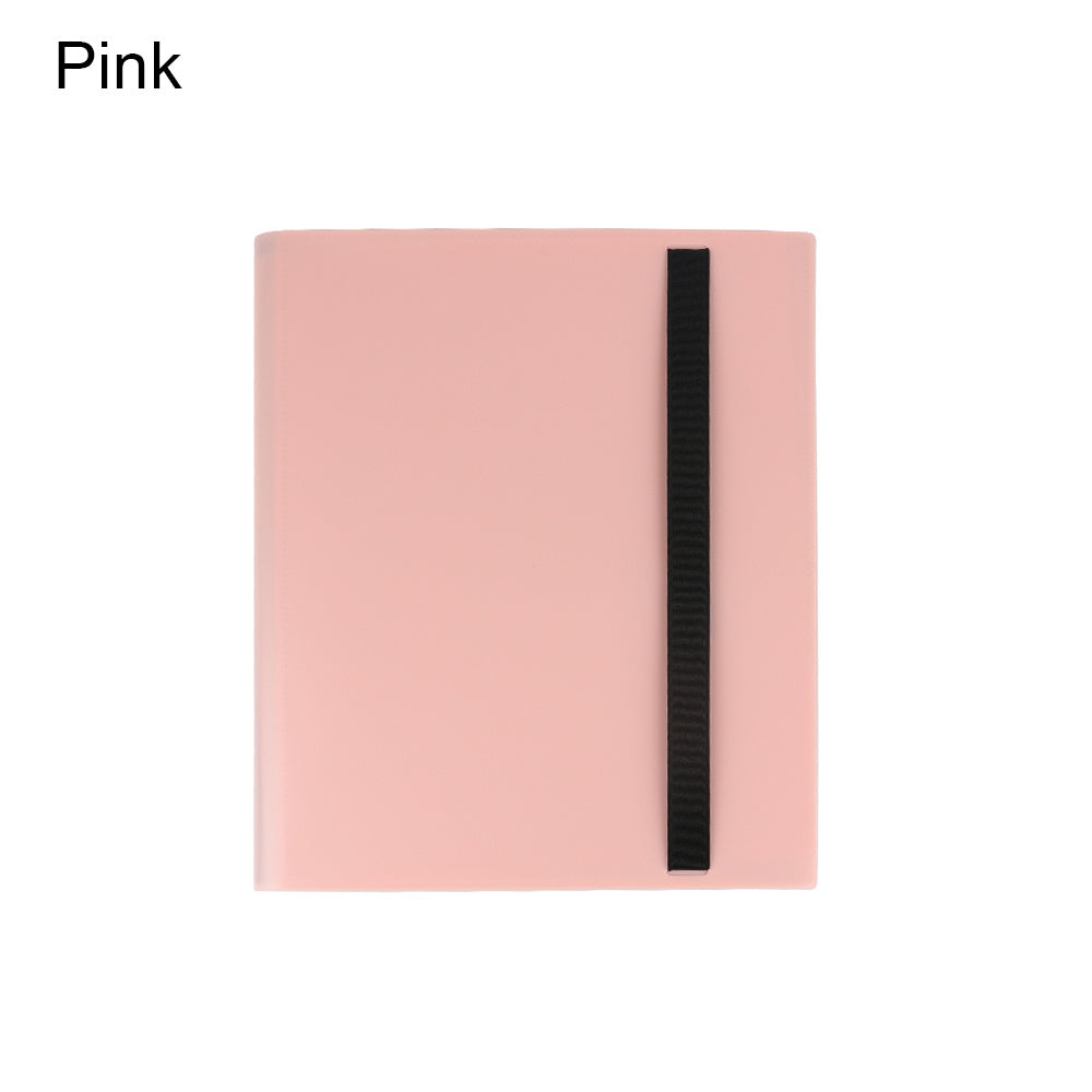Trading Cards Card Binder Album 9-Pocket Pages PU with Leather, 360 Card - pink option