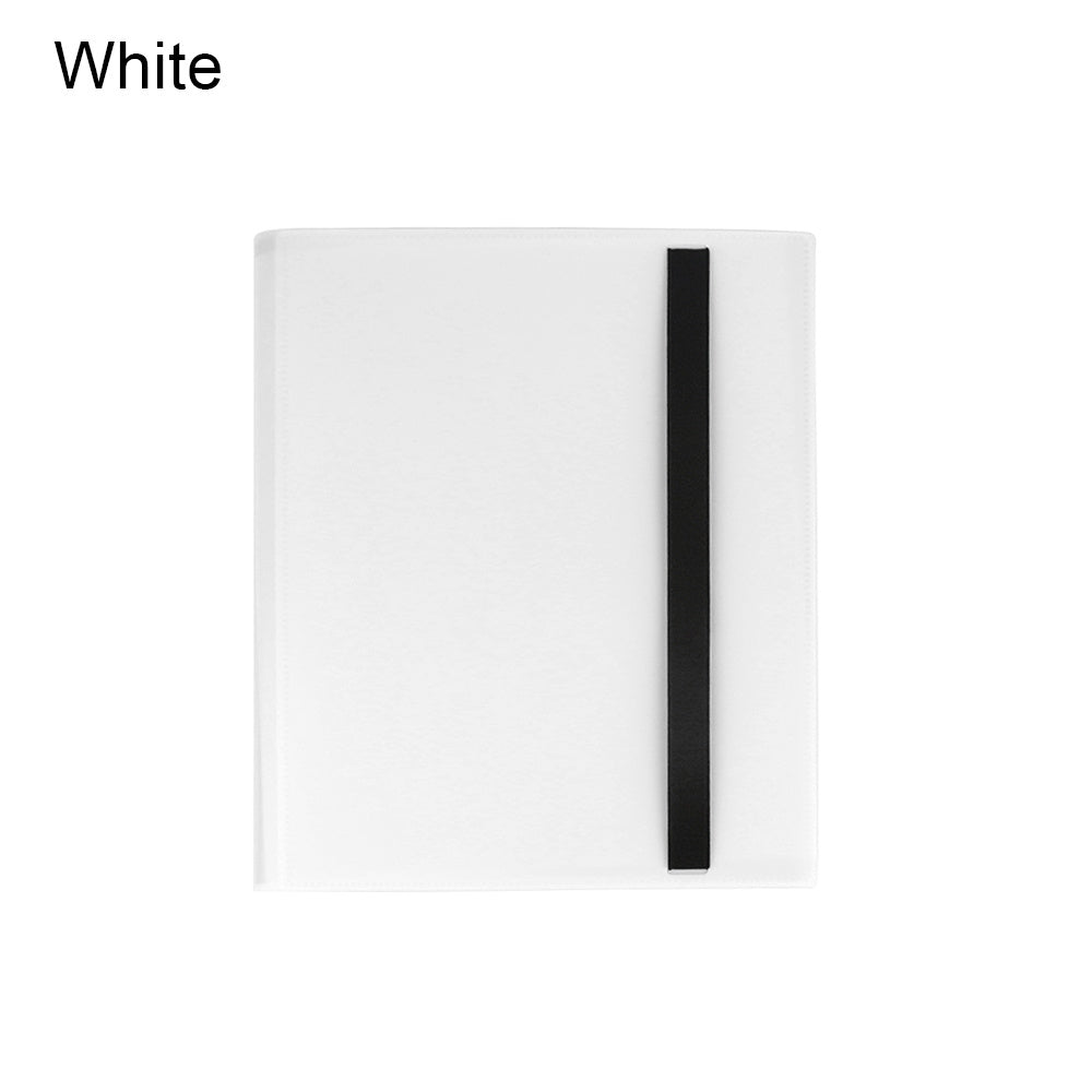Trading Cards Card Binder Album 9-Pocket Pages PU with Leather, 360 Card - White option