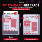 Trading Cards Count 35pt Topload Card Holders Crystal with 10 Packs, 100 Card - product gallery image 3