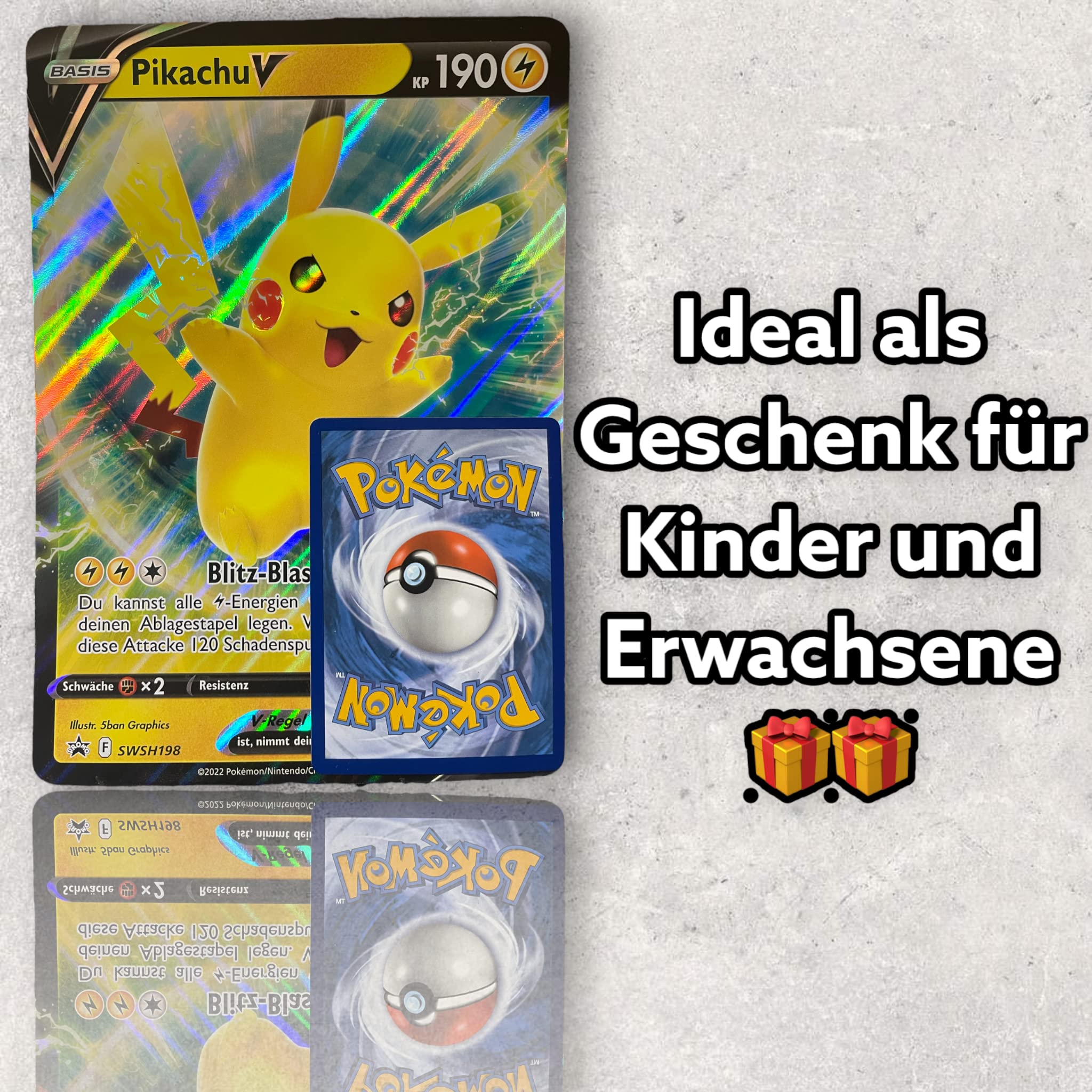 Trading Cards Pokémon XXL Jumbo Oversized 2-Pack Official - product gallery image 4