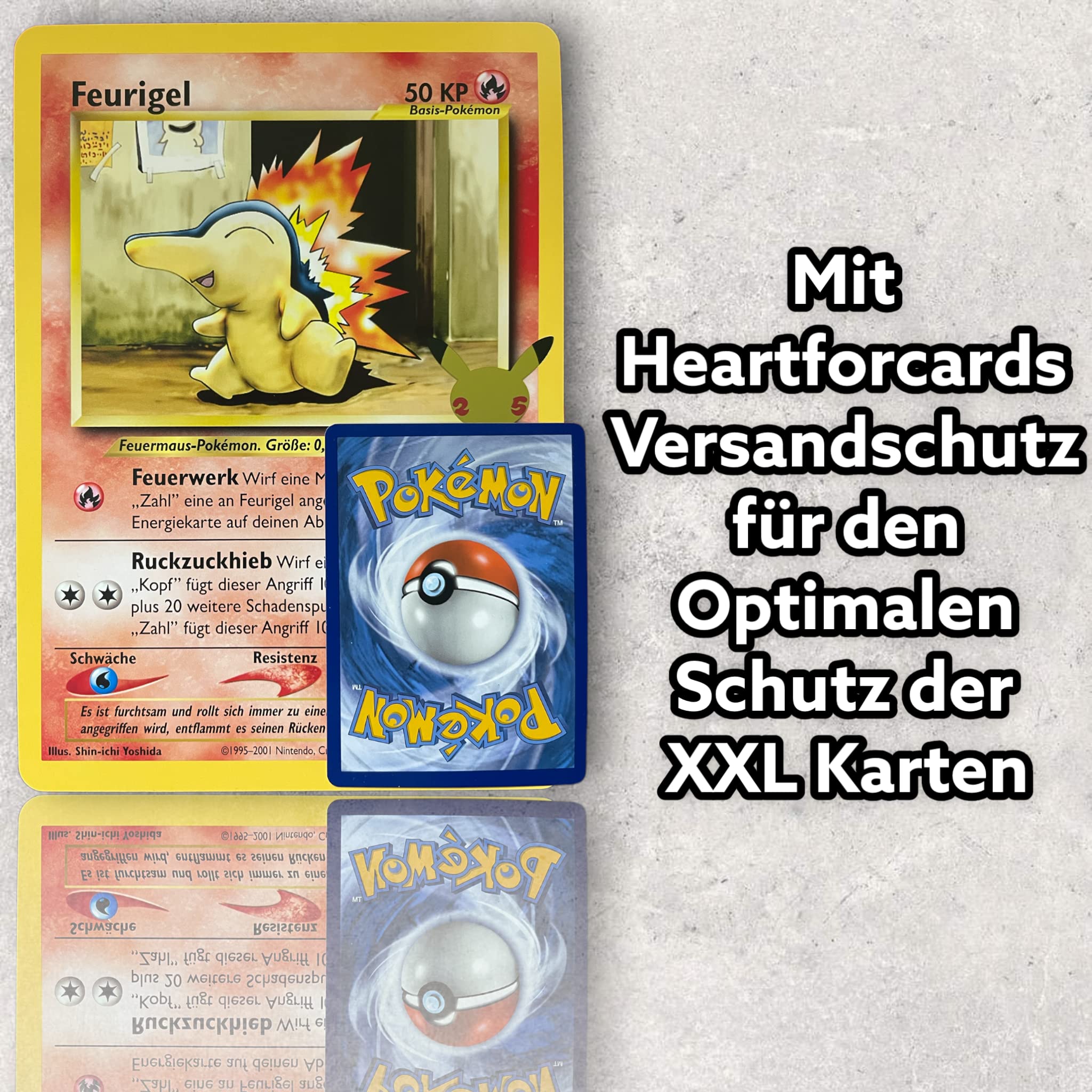 Trading Cards Pokémon XXL Jumbo Oversized 2-Pack Official - product gallery image 6