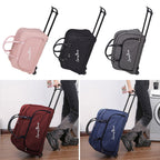Travel Bag Large Wheeled Duffel Foldable Rolling Holdall with Space-Saving - product gallery image 14