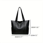 Travel Bag PU Leather Tote Women Large Capacity for home offices - product gallery image 4