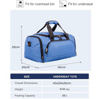 Travel Bag Underseat Cabin 40x20x25 Ultra Lightweight with Water-Resistant, Lockable - product gallery image 16