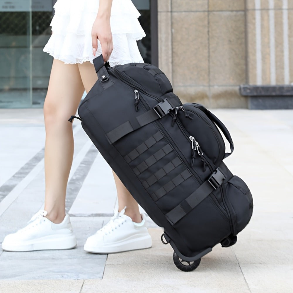 Travel Bag Wheeled Duffel Backpack Extra Large Rolling with Wheels - product gallery image 9