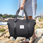 Travel Bag Wheeled Gym Detachable Wheels Wet Dry for travel - product gallery image 5