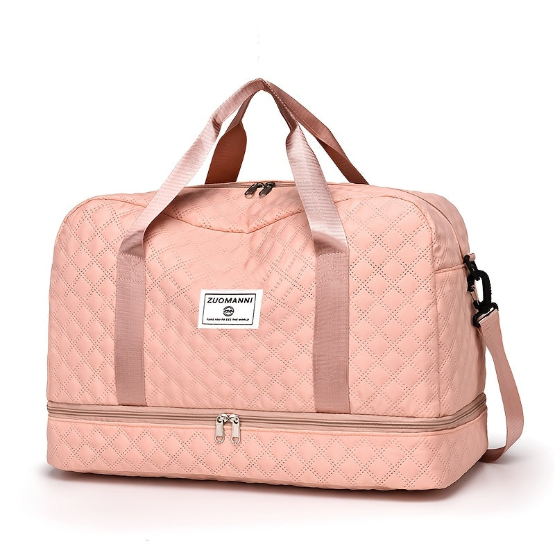 Travel Bag Women's Gym Large Weekend Holdall Ultra with Foldable - pink option