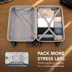 Travel Luggage with Spinner Wheels, 40x30x20cm - product gallery image 10