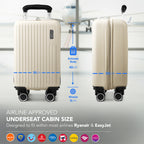 Travel Luggage with Spinner Wheels, 40x30x20cm - product gallery image 3