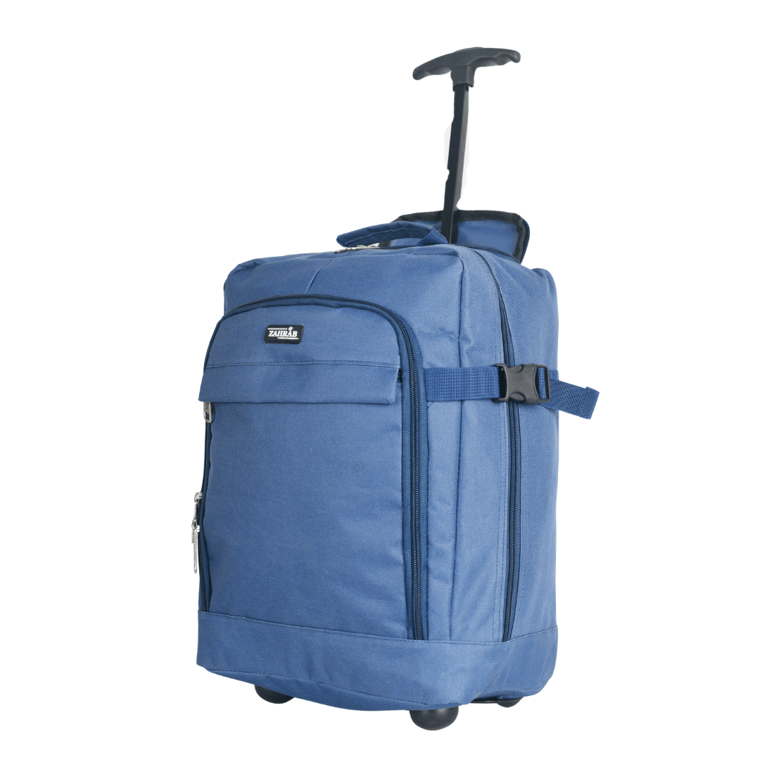 Travel Luggage with Underseat Trolley Cabin Bag 40x30x20cm Nylon - Blue option