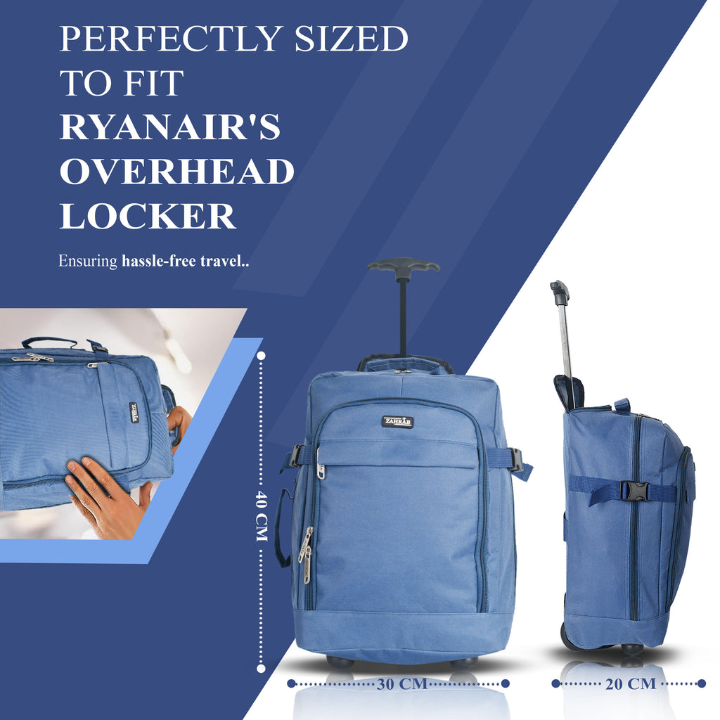 Travel Luggage with Underseat Trolley Cabin Bag 40x30x20cm Nylon - product gallery image 10
