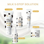 Travel Skincare Set 5-Piece Milk Hyaluronic Acid Hydrating with 5pcs/set - product gallery image 3
