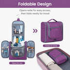 Travel Toiletry Bag with Water-Resistant, Waterproof, Metal - product gallery image 3