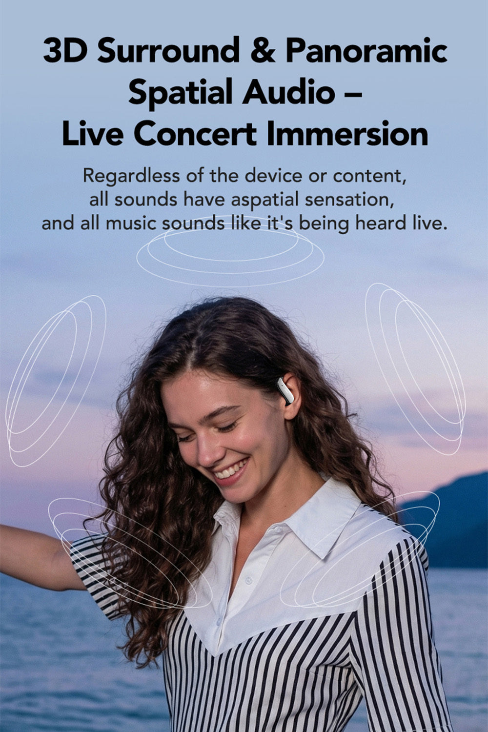 True Wireless Earbud with 4.6g, AI Translation Earbuds 134-Language Real-Time - product gallery image 12