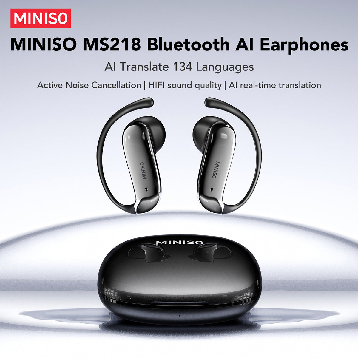 True Wireless Earbud with 4.6g, AI Translation Earbuds 134-Language Real-Time - product gallery image 2