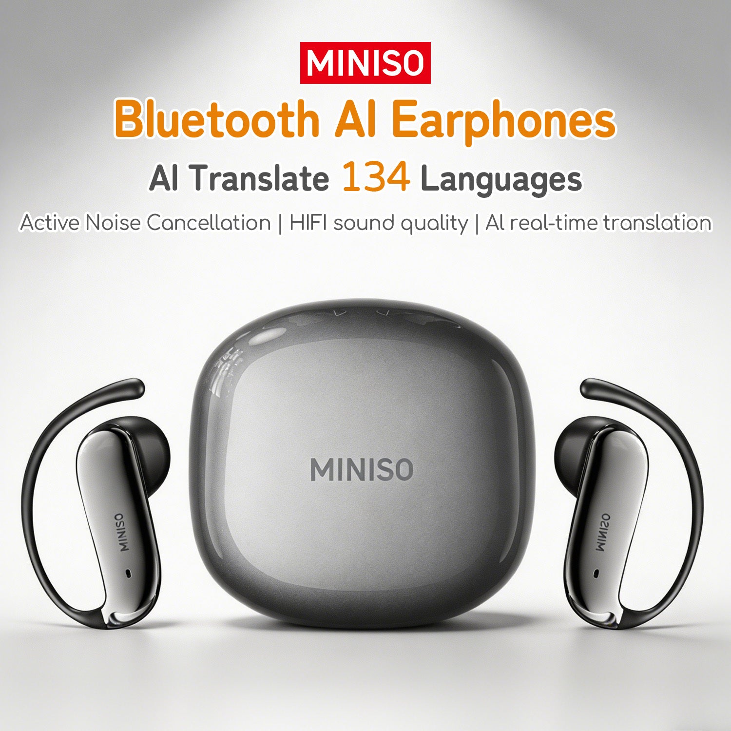 True Wireless Earbud with 4.6g, AI Translation Earbuds 134-Language Real-Time - product gallery image 4