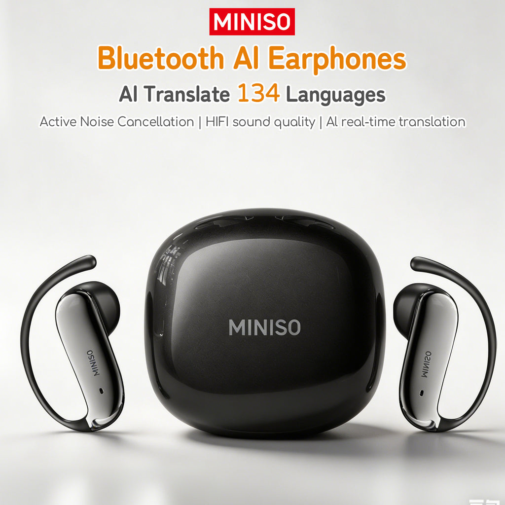 True Wireless Earbud with 4.6g, AI Translation Earbuds 134-Language Real-Time
