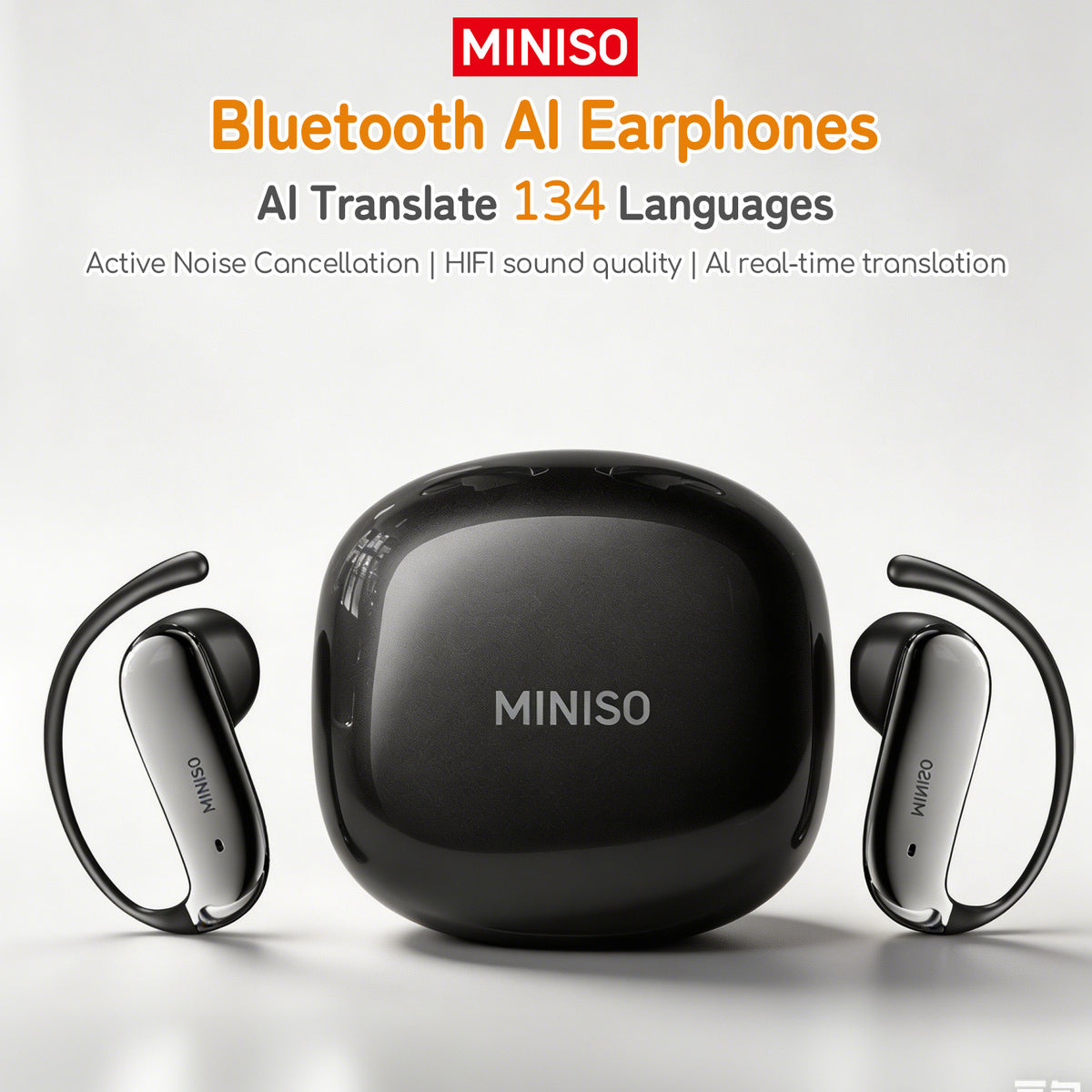True Wireless Earbud with 4.6g, AI Translation Earbuds 134-Language Real-Time