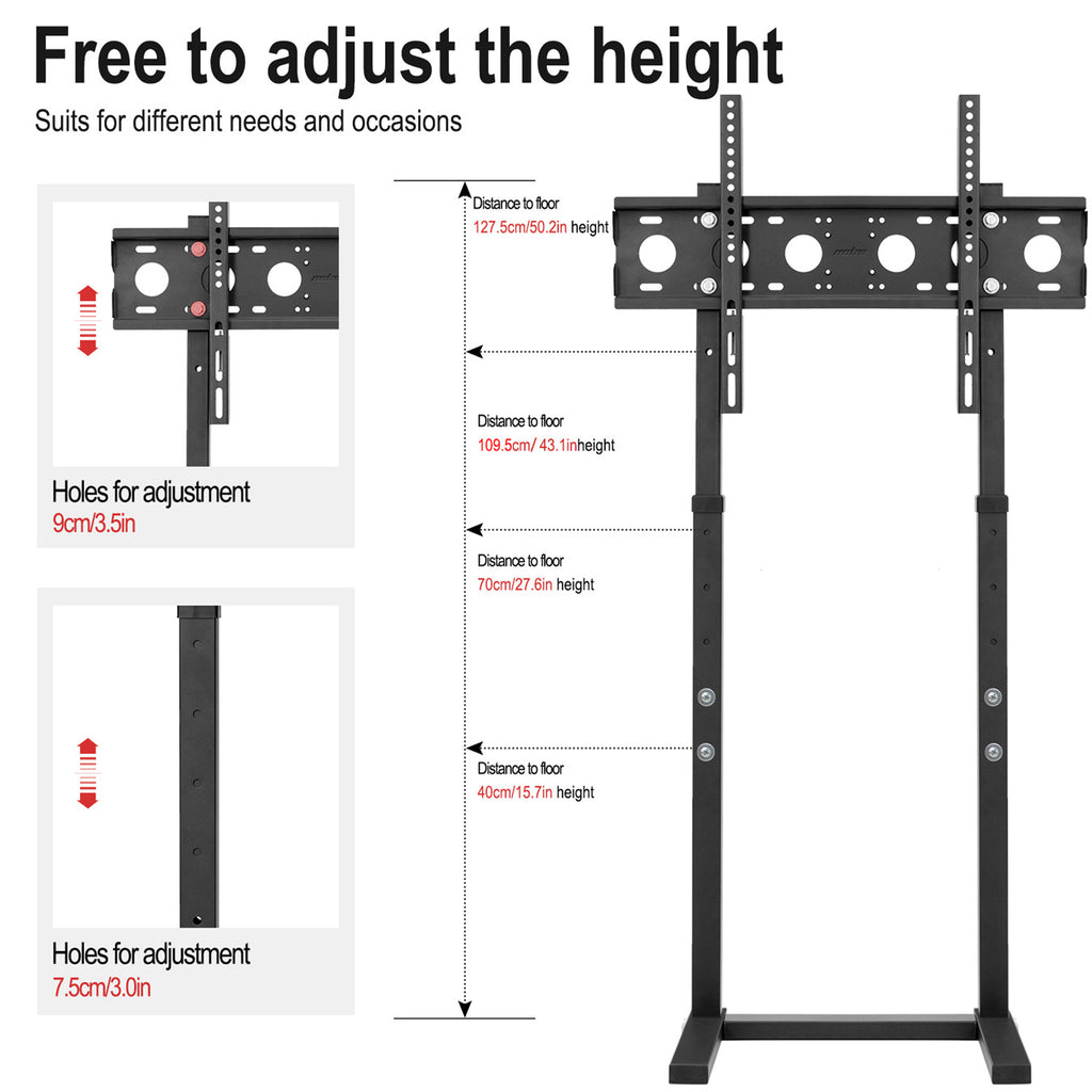 TV Stand with Adjustable Height, Easy Assembly, Freestanding - product gallery image 11