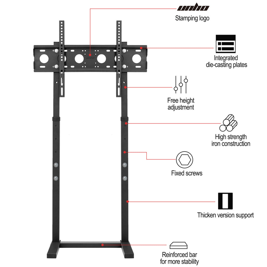 TV Stand with Adjustable Height, Easy Assembly, Freestanding - product gallery image 13