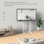 TV Stand with Adjustable Height, Easy Assembly, Freestanding - product gallery image 8