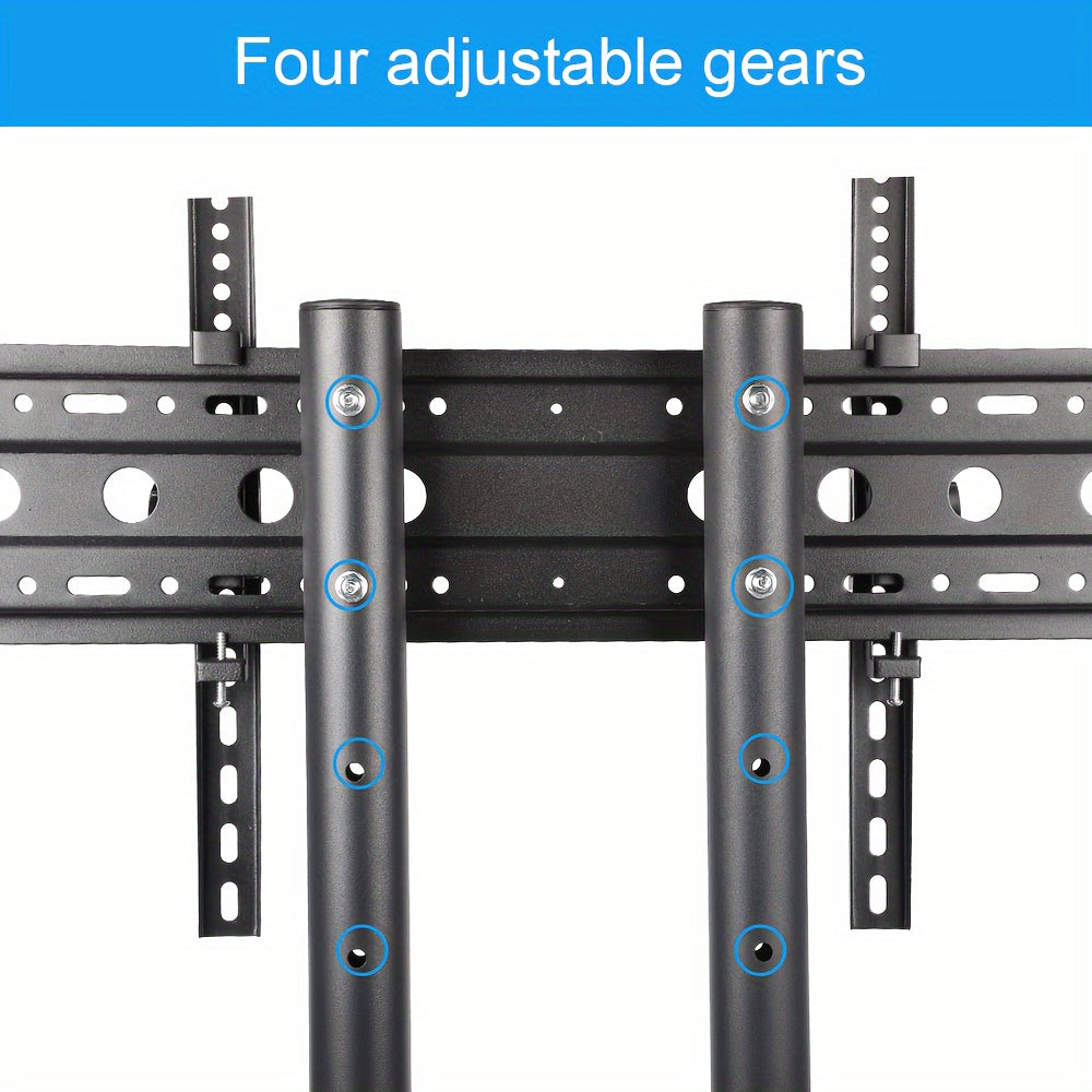 TV Stands & Mount with Adjustable Height, Wheels, Lockable - product gallery image 4