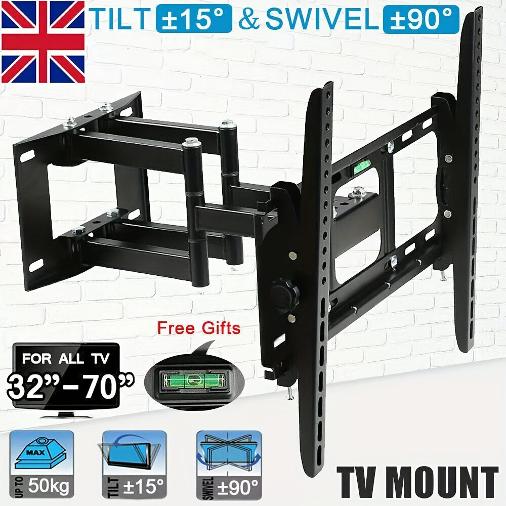 TV Wall Bracket with Mount Tilt Swivel Universal Mount Inch - product gallery image 5