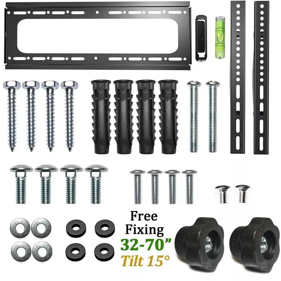 TV Wall Bracket with Space-Saving, Full Motion 32–70 Inch TVs Tilt - product gallery image 7