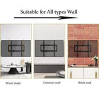 TV Wall Bracket with Space-Saving, Full Motion 32–70 Inch TVs Tilt - product gallery image 9