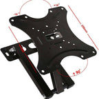 TV Wall Mount with Space-Saving, 30kg, Swivel Tilt Bracket 10-42 Inch Flat - product gallery image 2