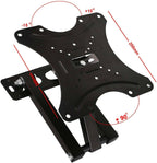 TV Wall Mount with Space-Saving, 30kg, Swivel Tilt Bracket 10-42 Inch Flat - product gallery image 8