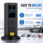 Tyre Inflator with Rechargeable, Portable 150PSI USB Rechargeable 3000mAh - product gallery image 8