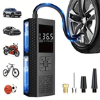 Tyre Inflator with Rechargeable, Portable 150PSI USB Rechargeable 3000mAh