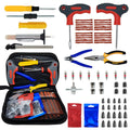Tyre Repair Kit, 65pcs All-In-One with Heavy Duty All-In-One Universal Puncture