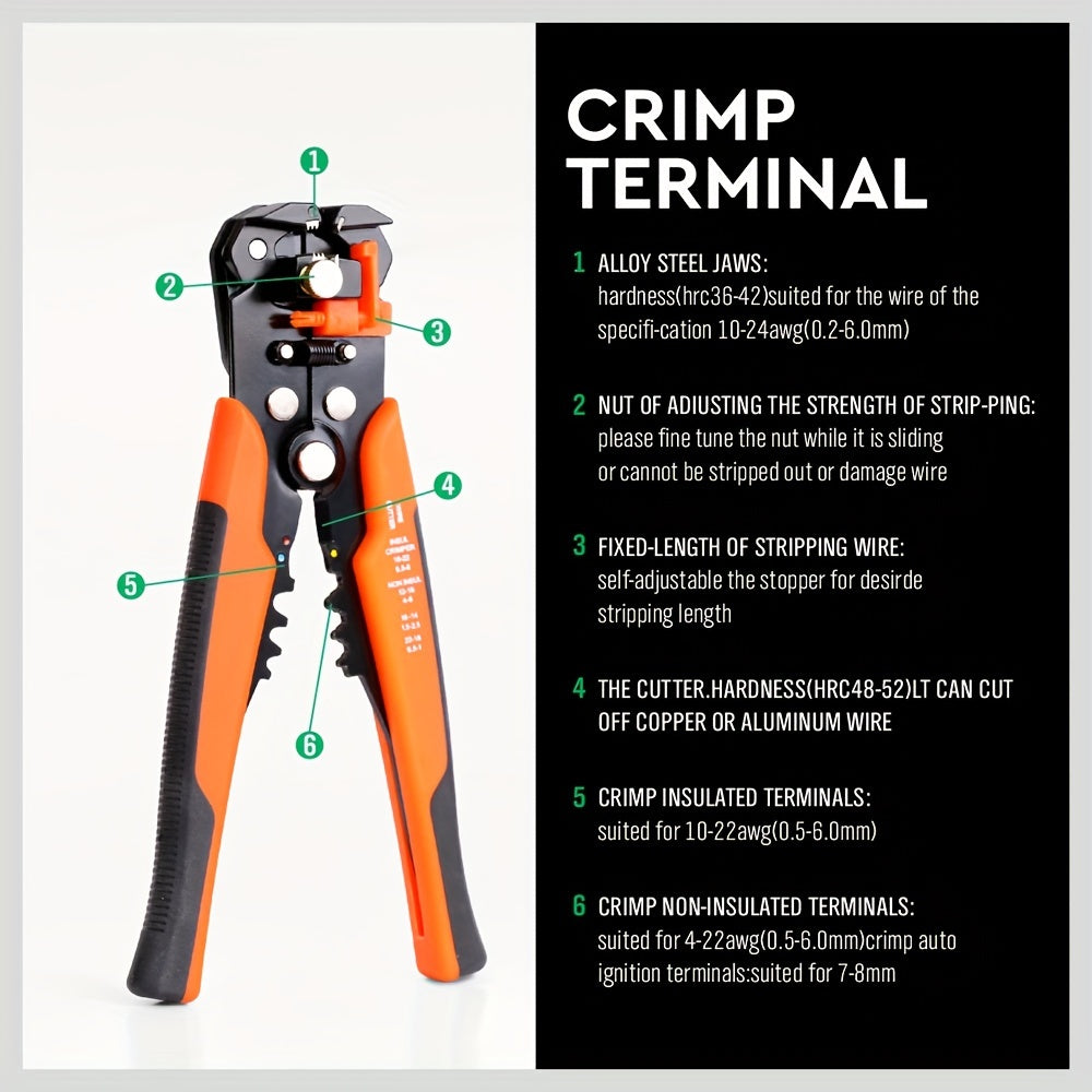 Ultimate Automatic Wire Stripper with Wheels, Plastic, Self-Adjusting Wire Stripper - product gallery image 4