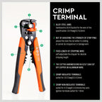 Ultimate Automatic Wire Stripper with Wheels, Plastic, Self-Adjusting Wire Stripper - product gallery image 4