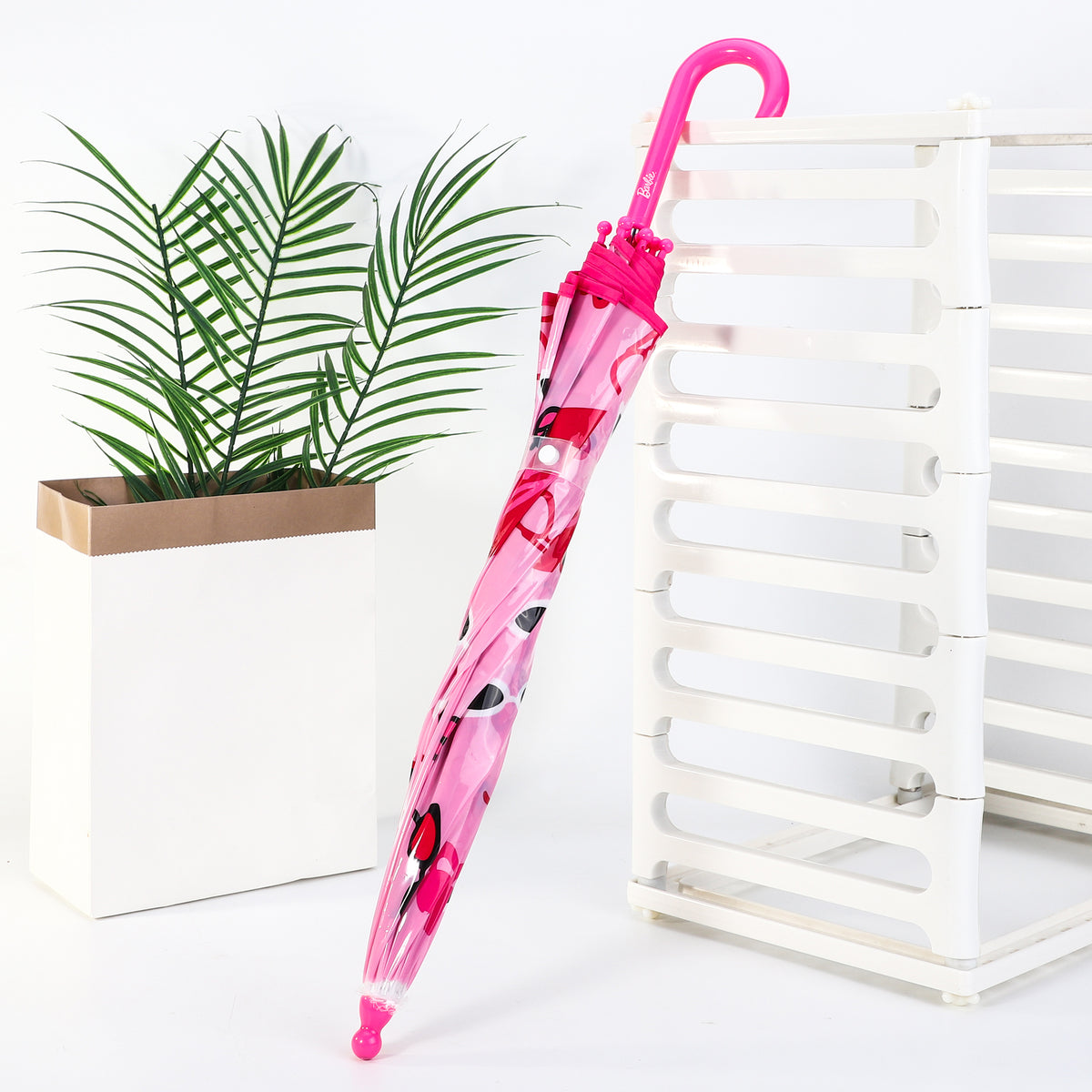 Umbrella with 71cm, Acrylic, Barbie Dome Kids Windproof Children's Brolly - product gallery image 5