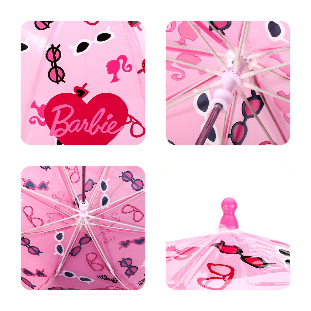 Umbrella with 71cm, Acrylic, Barbie Dome Kids Windproof Children's Brolly - product gallery image 6