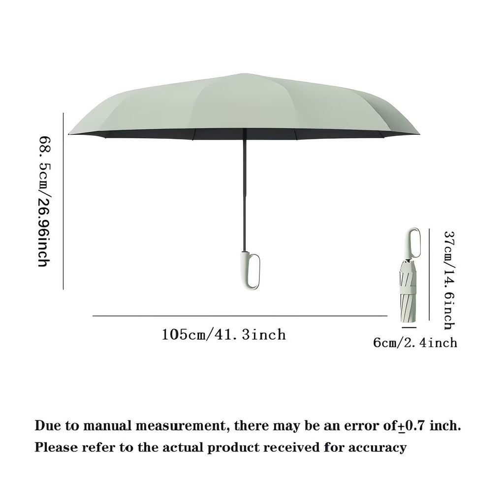 Umbrella with Foldable, Non-Slip, Metal, Automatic Open Close Windproof 8-Rib - product gallery image 5