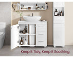 Under Sink Bathroom Cabinet with Adjustable Height, Easy Assembly - product gallery image 16