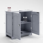 Under Sink Bathroom Cabinet with Adjustable Height, Water-Resistant - product gallery image 19
