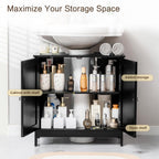 Under Sink Bathroom Cabinet with Freestanding, U-Shaped Cut-Out - product gallery image 17
