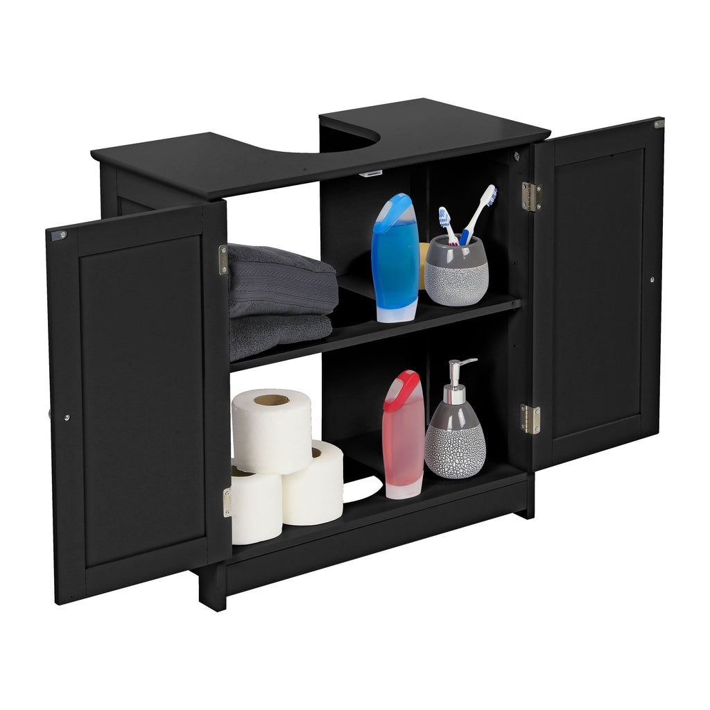 Under Sink Bathroom Cabinet with Freestanding, U-Shaped Cut-Out - product gallery image 19