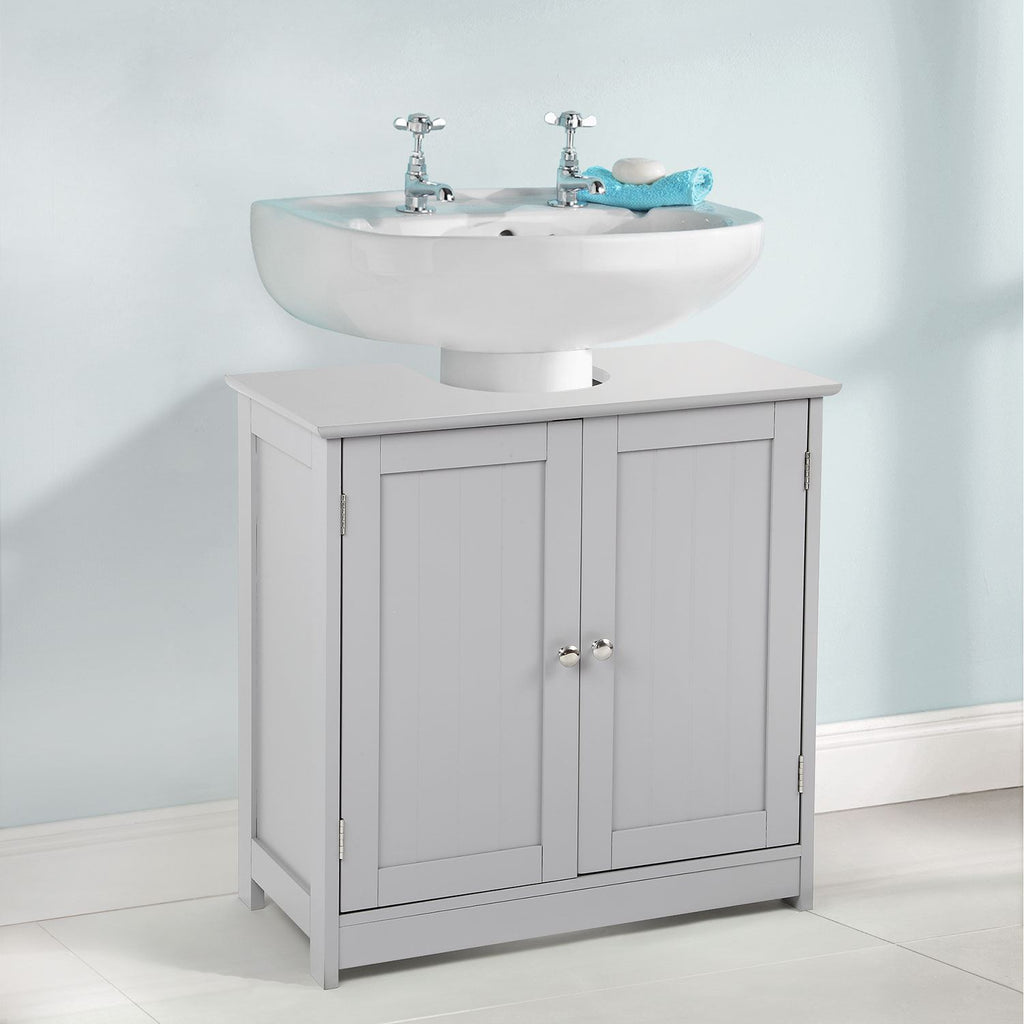 Under Sink Bathroom Cabinet with Freestanding, U-Shaped Cut-Out - product gallery image 3