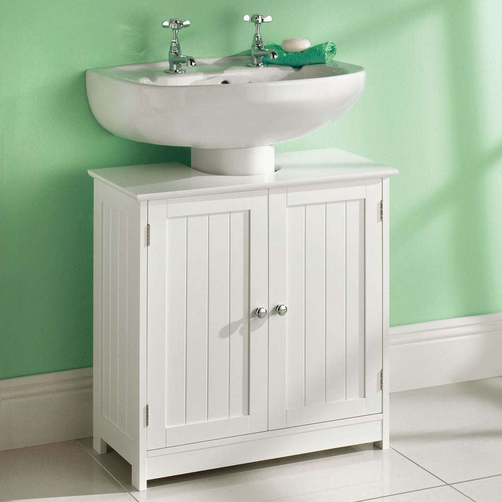 Under Sink Bathroom Cabinet with Freestanding, U-Shaped Cut-Out - product gallery image 9