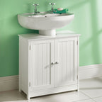 Under Sink Bathroom Cabinet with Freestanding, U-Shaped Cut-Out - product gallery image 9