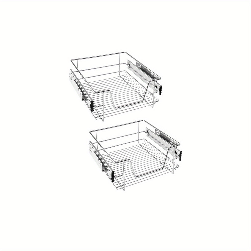 Under Sink Bathroom Cabinet with Pull-Out, 30cm, 40cm, 2 Packs - 50cm, 2 Packs option