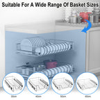 Under Sink Bathroom Cabinet with Pull-Out, 30cm, 40cm, 2 Packs - product gallery image 9