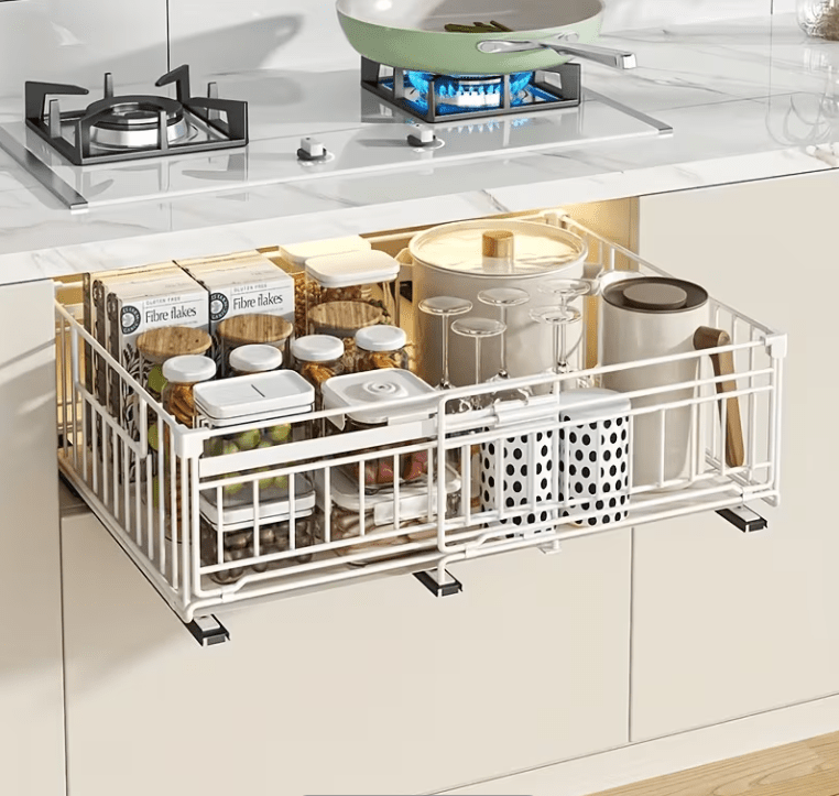 Under Sink Bathroom Cabinet with Pull-Out, 50cm, 2 Pack - product gallery image 16