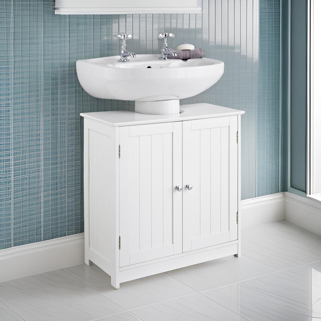 Under Sink Bathroom Cabinet with Space-Saving, Easy Assembly - product gallery image 2